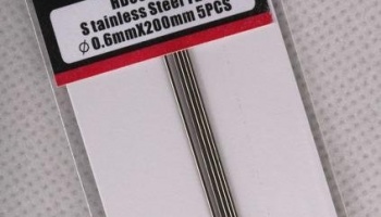 Stainless Steel Tube 0.6mm*200mm - Hobby Design