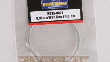 Drát 0.38mm Wire (Grey)1m - Hobby Design