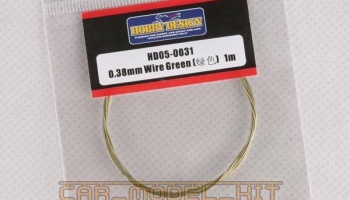 Drát 0.38mm Wire (Green) 1m - Hobby Design