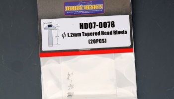 Tapared Head Rivets 1,2mm - Hobby Design