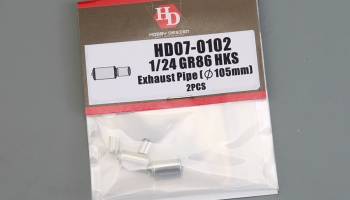 GR 86 HKS Exhaust pipe 1/24 (φ105mm) - Hobby Design