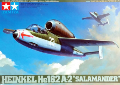 He162 A-2 Salamander Heinkel (1:48) - Tamiya
