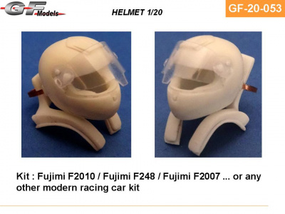 Helmets 2pcs Ferrari F2007-2010, F248 - GF Models