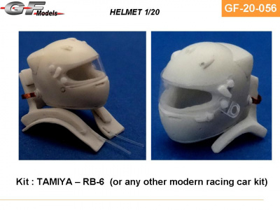 Helmets 2pcs RB6, Modern F1 - GF Models