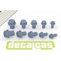 Hexagon flange bolts 1.5 - 2.5 mm - Decalcas