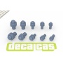 Hexagon nuts with rod - type 1 - 1.5 - 2.5 mm - Decalcas