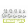 Hexagonal flange bolt drilled 1.5 - 2.5 mm - Decalcas