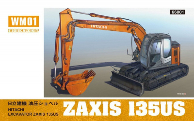 Hitachi Excavator Z Axis 135 US (1:35) - Hasegawa