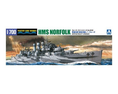 HMS Norfolk British Heavy Cruiser 1/700 - Aoshima