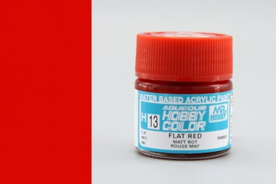 Hobby Color H 013 - Flat Red 10ml - Gunze