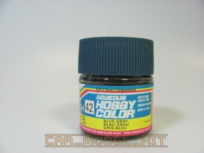 Hobby Color H 042 - Blue Gray Gloss - Modrošedá lesklá - Gunze