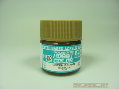 Hobby Color H 402 - Green Brown - Zeleno hnědá - Gunze