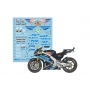 HONDA RCV Aspar US GP 2015 / N.Hayden - E. Laverty Decals 1/12 - Blue Stuff
