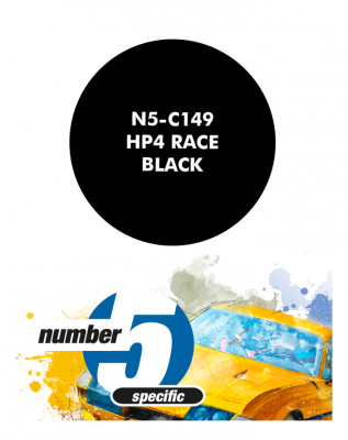 HP4 Race Black Paint for Airbrush 30 ml - Number 5