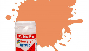 Humbrol barva akryl AB0061EP - No 61 Flesh Matt (+ 30% navíc zdarma)