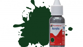 Humbrol barva akryl DB0003 - No 3 Brunswick Green Gloss - 14ml