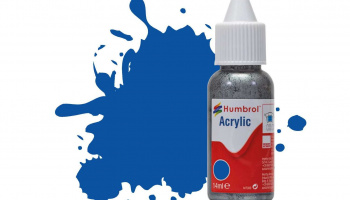 Humbrol barva akryl DB0014 - No 14 French Blue - Gloss - 14ml