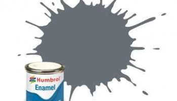 Humbrol barva email - No 5 Dark Ad Grey - Gloss - 14ml – Humbrol