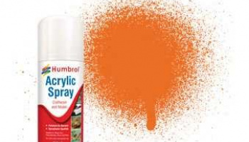 Humbrol sprej akryl AD6018 - No 18 Orange - Gloss - 150ml
