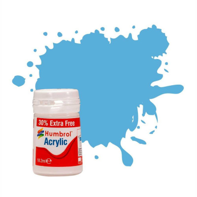 Humbrol barva akryl AB0047EP - No 47 Sea Blue - Gloss - 12ml (+ 30% navíc zdarma)