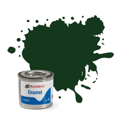 Humbrol barva email AA6330 - No 195 Dark Green Satin - 14ml