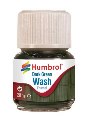 Humbrol barva email AV0203 - Wash - Dark Green 28ml