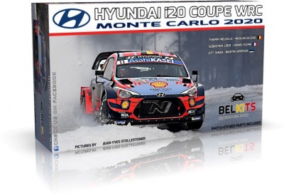 HYUNDAI I20 COUPE WRC MONTE CARLO 2020 NEUVILLE / LOEB / TANAK - Belkits