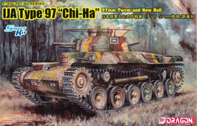 IJA Type 97 "Chi-Ha" w/57mm Gun and New Hull (1:35) Model Kit military 6875 - Dragon