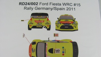 Ford Fiesta WRC #15 Rally Germany/Spain 2011 - Racing Decals 43