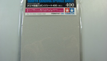 Sanding Sponge Sheet 400 - Tamiya