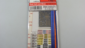 Seat Belt Set Blue 1/20 - Model Factory Hiro