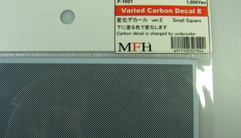Varied Carbon Decal E - Model Factory Hiro