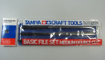 Basic File Set Medium Double Cut - Tamiya