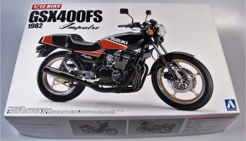 Model_kits Aoshima 54574 Bike 52 Suzuki GSX400E II 1/12 scale kit SB 
