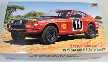 Datsun Fairlady 240Z Rally Safari Winner 1/24 - Hasegawa