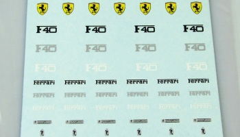 Logo Ferrari B - COLORADODECALS