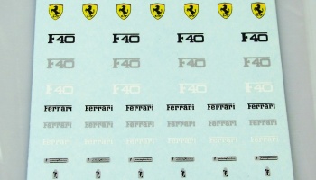 Logo Ferrari B - COLORADODECALS