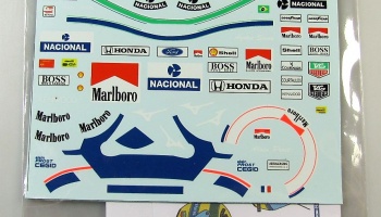 McLaren Marlboro A.Senna, A.Prost Figure Rider - Decalpool