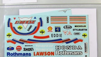 Honda NSR500 Rothmans E.Lawson Rider 89 - Decalpool