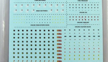 Engine Batery Labels - COLORADODECALS