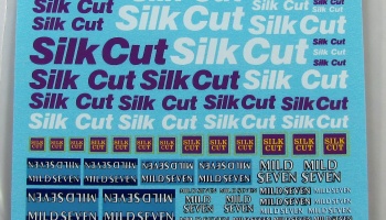 Logo Silk Cut, Mild Seven - COLORADODECAL