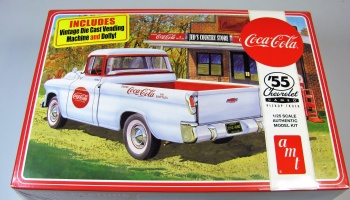 Chevy Cameo Pickup Truck 1955 Coca-Cola 1/25 - AMT