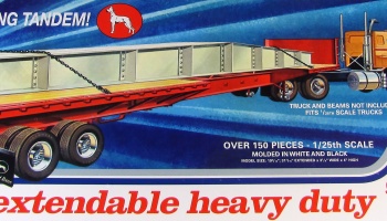 Great Dane Extendable Duty Flatbed Trailer 1/25 - AMT