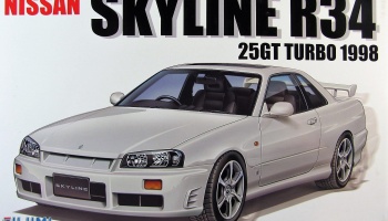 Nissan Skyline R34 25GT Turbo 1998 1/24 - Fujimi