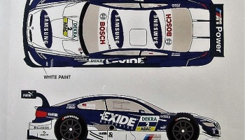 SLEVA 140,-Kč  20% DISCOUNT - BMW M3 DTM #2 J.Hand Samsung 2012 - Racing Decals 43