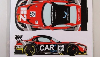 SLEVA 156,-Kč 20% DISCOUNT - BMW Z4 GT3 #59 ELMS San Marino 2015 - Racing Decals 43