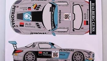 Mercedes SLS GT3 #86 Spa 24h 2014 - Racing Decals 43
