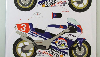 Honda NSR500 HB #3 Japan Moto GP 1989 - Racing Decals 43
