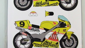 Honda NSR500 HB #9 P.F.Chili 1989 - Racing Decals 43