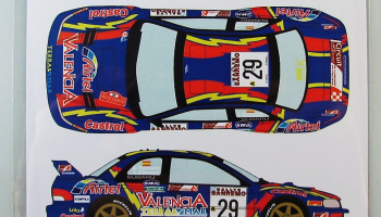 Subaru Impreza WRC #29 Rally San Marino - Racing Decals 43
